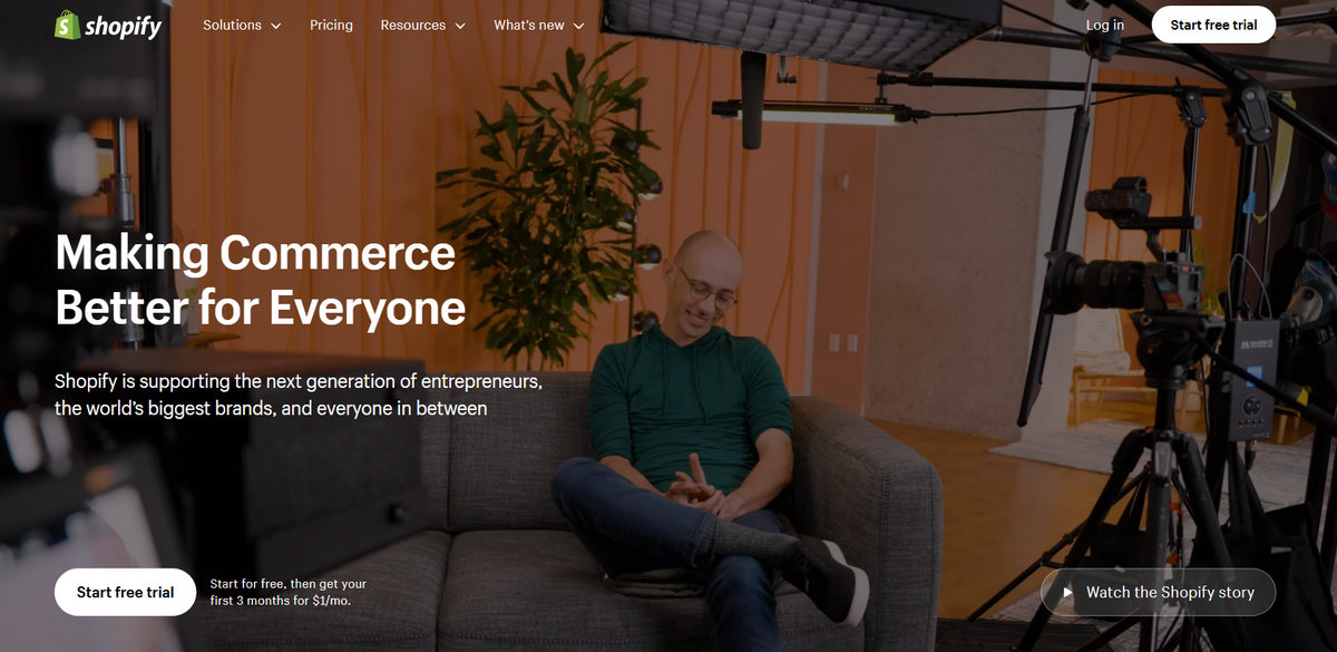 Shopify in Malaysia - Website homepage
